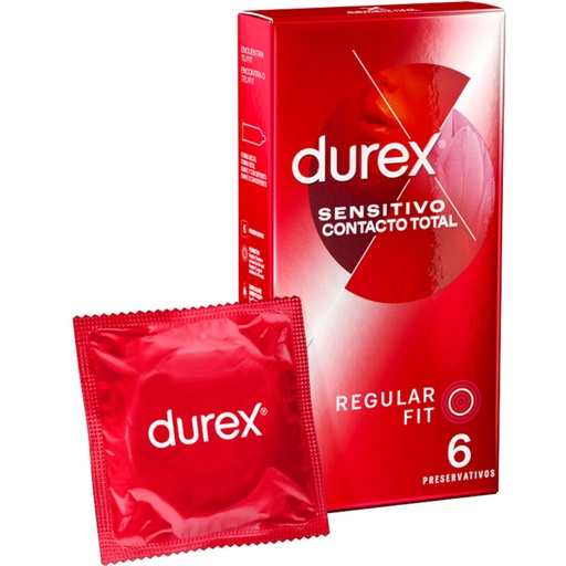 DUREX - CONTATO SENSÍVEL TOTAL 6 UNIDADES