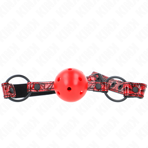 KINK - BOLA PADRÃO DIAMANTE 4,5 CM GAG MODELO 1 64,5 CM AJUSTÃVEL 42-60 CM