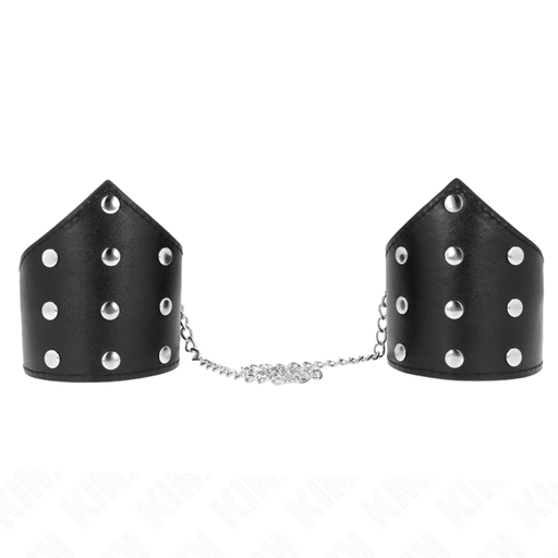 KINK - PULSEIRAS ESTILO PONTO PRETO COM CORRENTE AJUSTÃVEL 17-23 CM X 8,5 CM