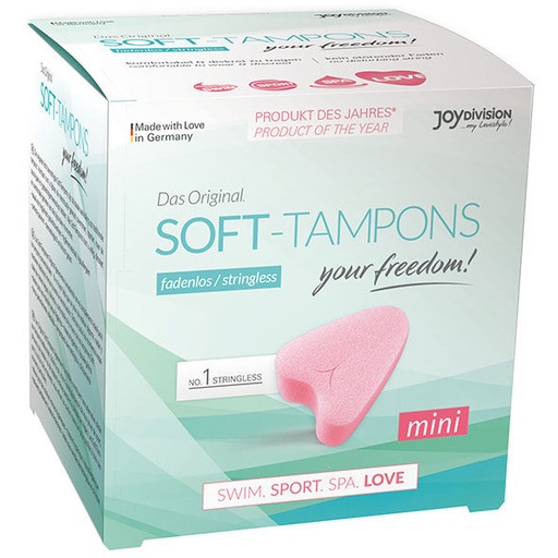 JOYDIVISION SOFT-TAMPONS - ORIGINAL SOFT-TAMPONS MINI 3 UDS