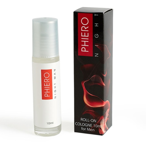 500 COSMETICS -PHIERO NIGHT MAN PERFUME FEROMÔNIOS PARA HOMENS COM ROLL-ON