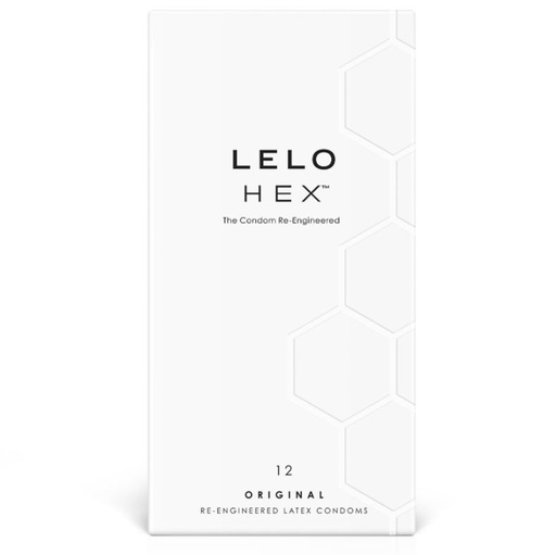 LELO - CAIXA DE PRESERVATIVO HEX 12 UNIDADES