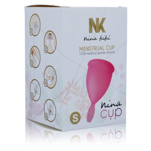 NINA KIKÍ - COPO MENSTRUAL ROSA TAMANHO S