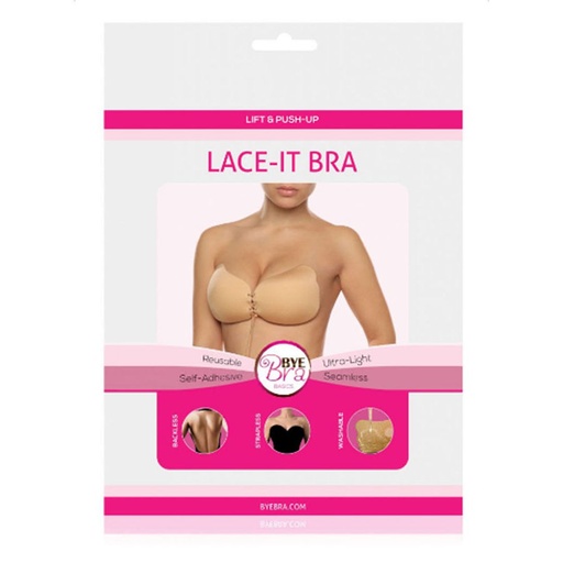 BYE-BRA - LACE-IT APRIMORAMENTO PUSH-UP PRETO COPO C