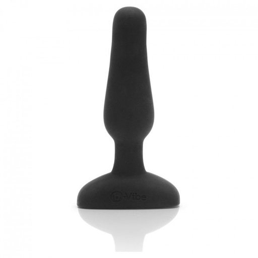 B-VIBE - PLUG ANAL DE CONTROLE REMOTO NOVICE PRETO