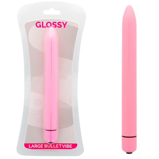 GLOSSY SLIM - VIBRADOR ROSA