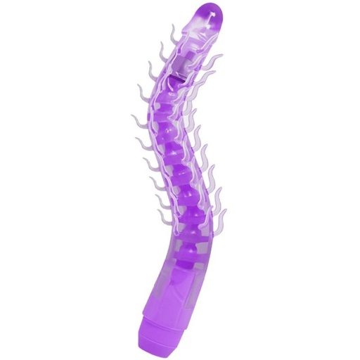 BAILE - FLEXI VIBE SENSUAL SPINE DILDO VIBRATÓRIO DOBRVEL LILAL 23.5 CM