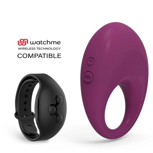 COVERME - DYLAN COCK RING RECHAGEABLE WATCHME WIRELESS TECHNOLOGY COMPATÍVEL