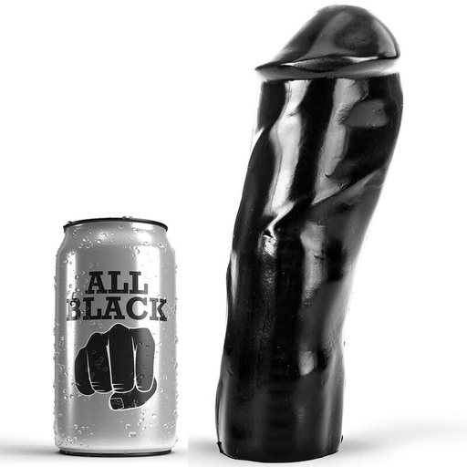 ALL BLACK - DILDO REALÍSTICO 20 CM