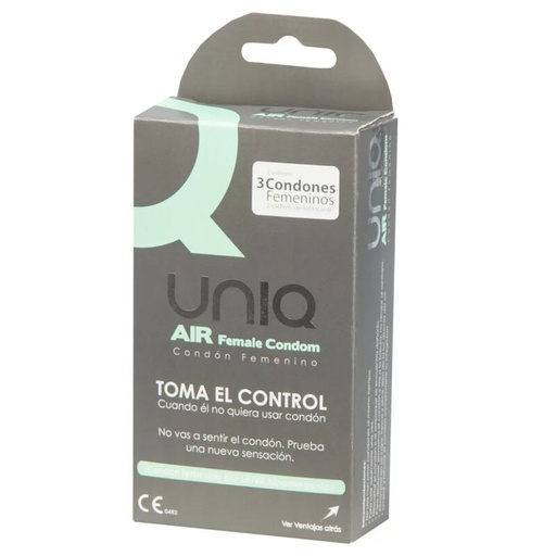 UNIQ - AIR SEM LÁTEX CONDOMÍNIO FEMININO 3 UNIDADES