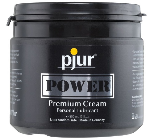 PJUR - POWER PREMIUM CREME LUBRIFICANTE PESSOAL 500 ML