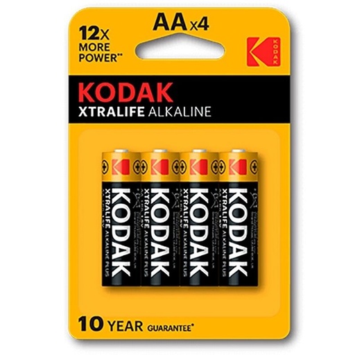 KODAK - BATERIA ALCALINA XTRALIFE AA LR6 * 4