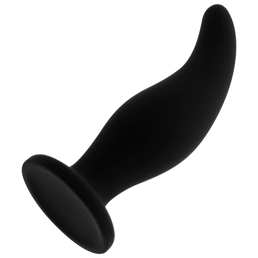 OHMAMA - PLUG ANAL DE SILICONE CURVO P-SPOT 12 CM