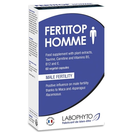 LABOPHYTO - FERTITOP MEN SUPLEMENTO ALIMENTAR FERTILIDADE MASCULINA 60 COMPRIMIDOS