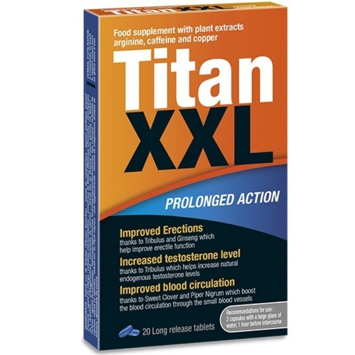 TITAN XXL AÇÃO PROLONGADA 20 CAPS