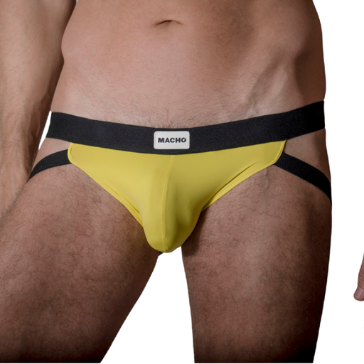 MACHO - MX22A JOCKSTRAP - AMARELO S/M