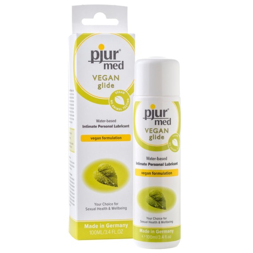 PJUR - MED VEGAN GLIDE LUBRIFICANTE  BASE DE GUA 100 ML