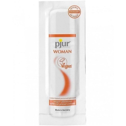 PJUR - WOMAN LUBRIFICANTE  BASE DE GUA VEGANO 2 ML