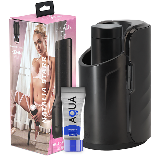 KIIROO - KEON + FEEL NATALIA STARR + LUBRIFICANTE DE QUALIDADE AQUA 50 ML