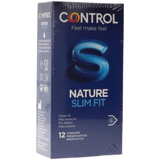 CONTROL - NATURE SLIM FIT 12 UNIDADES