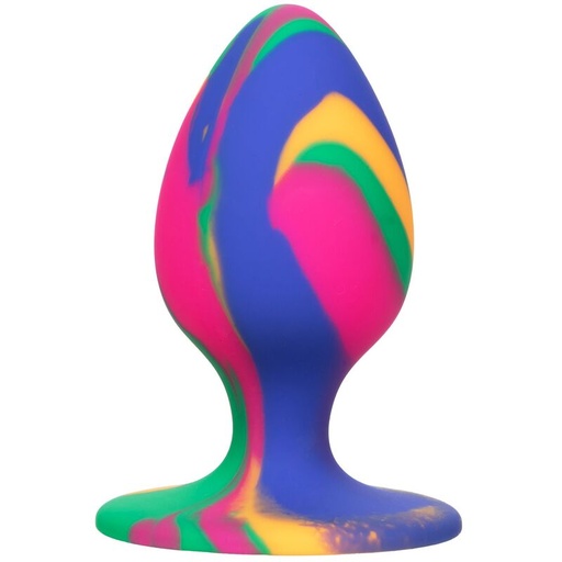 CALIFORNIA EXOTICS - CHEEKY MÉDIO TIE-DYE PLUG ANAL