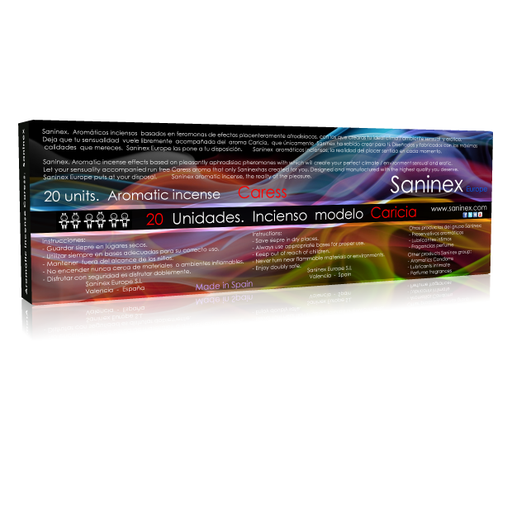 SANINEX FRAGANCE - AROM TIC INCENSE CARICIA 20 STICKS